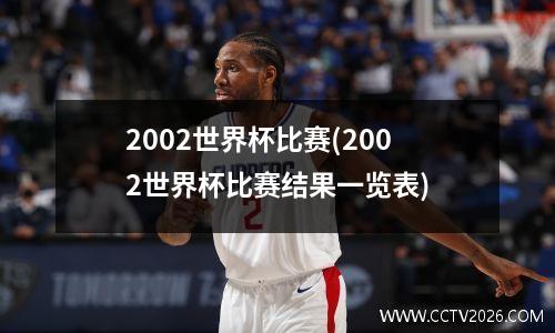 2002世界杯比赛(2002世界杯比赛结果一览表)