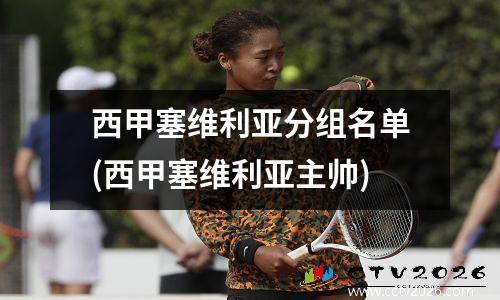 西甲塞维利亚分组名单(西甲塞维利亚主帅)