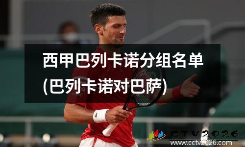 西甲巴列卡诺分组名单(巴列卡诺对巴萨)