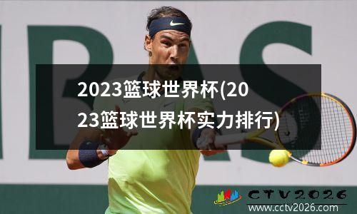 2023篮球世界杯(2023篮球世界杯实力排行)