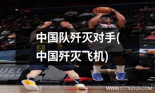 中国队歼灭对手(中国歼灭飞机)