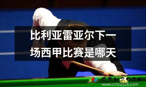 比利亚雷亚尔下一场西甲比赛是哪天