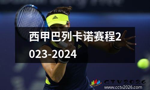 西甲巴列卡诺赛程2023-2024