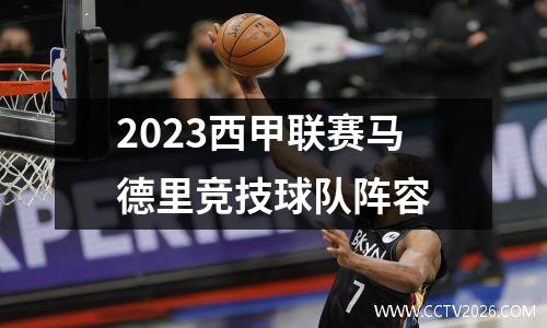 2023西甲联赛马德里竞技球队阵容