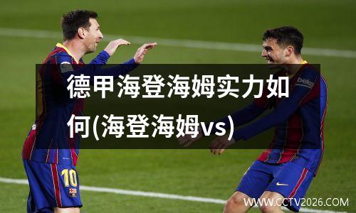 德甲海登海姆实力如何(海登海姆vs)