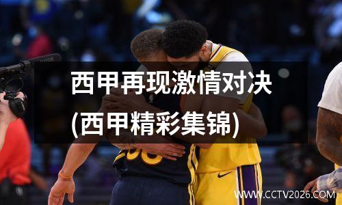 西甲再现激情对决(西甲精彩集锦)