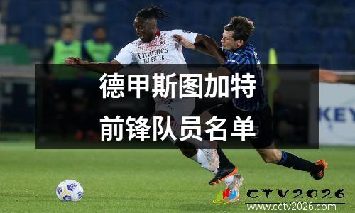 德甲斯图加特前锋队员名单