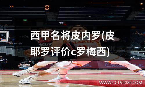 西甲名将皮内罗(皮耶罗评价c罗梅西)
