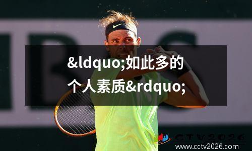“如此多的个人素质”