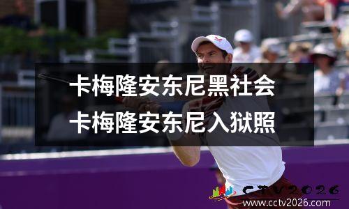 卡梅隆安东尼黑社会 卡梅隆安东尼入狱照