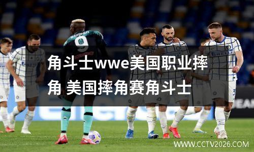 角斗士wwe美国职业摔角 美国摔角赛角斗士