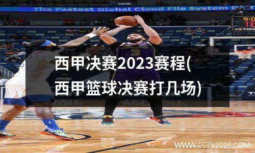西甲决赛2023赛程(西甲篮球决赛打几场)