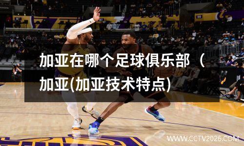加亚在哪个足球俱乐部（加亚(加亚技术特点)