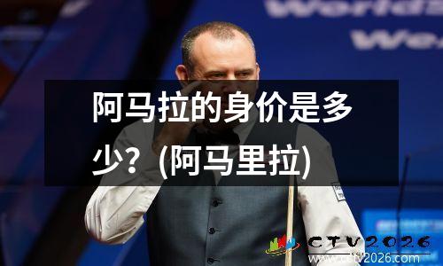 阿马拉的身价是多少？(阿马里拉)