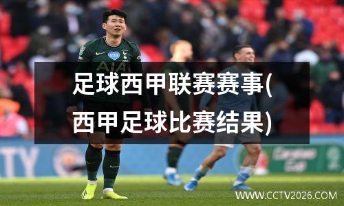 足球西甲联赛赛事(西甲足球比赛结果)