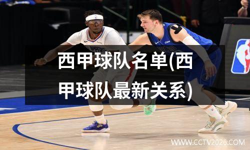 西甲球队名单(西甲球队最新关系)