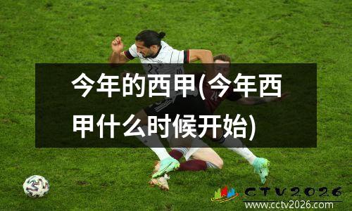 今年的西甲(今年西甲什么时候开始)