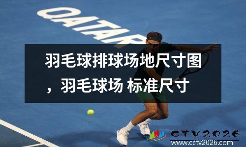 羽毛球排球场地尺寸图，羽毛球场 标准尺寸
