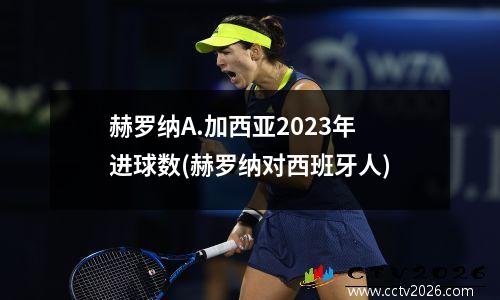 赫罗纳A.加西亚2023年进球数(赫罗纳对西班牙人)