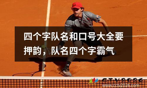 四个字队名和口号大全要押韵，队名四个字霸气