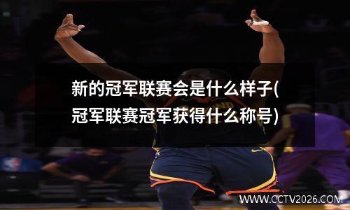 新的冠军联赛会是什么样子(冠军联赛冠军获得什么称号)