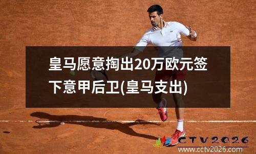 皇马愿意掏出20万欧元签下意甲后卫(皇马支出)