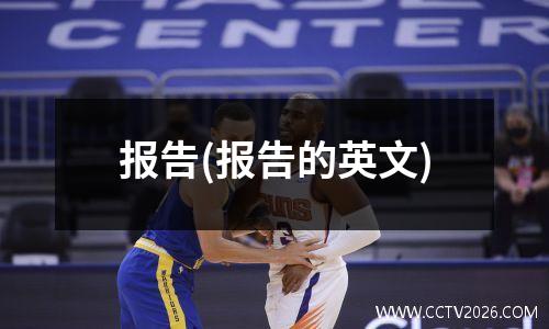 报告(报告的英文)
