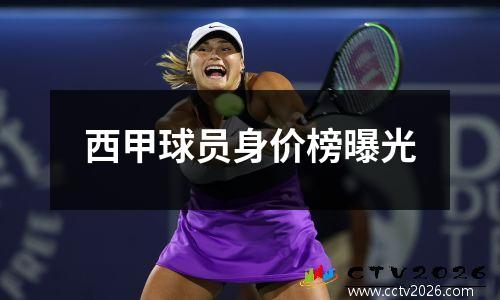 西甲球员身价榜曝光