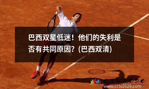 巴西双星低迷！他们的失利是否有共同原因？(巴西双清)