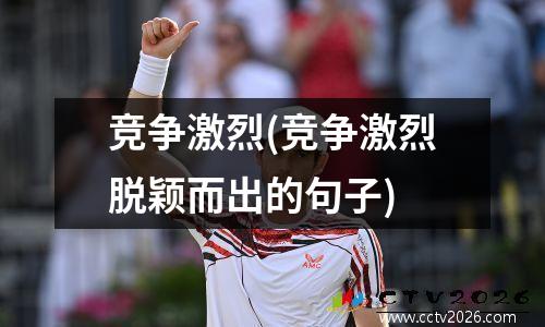 竞争激烈(竞争激烈脱颖而出的句子)