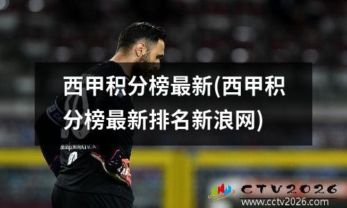 西甲积分榜最新(西甲积分榜最新排名新浪网)
