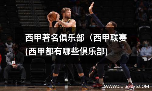 西甲著名俱乐部（西甲联赛(西甲都有哪些俱乐部)
