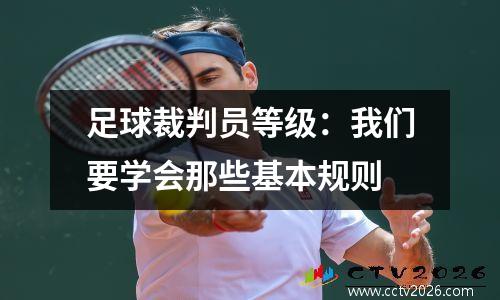 足球裁判员等级：我们要学会那些基本规则