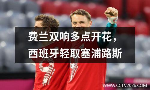 费兰双响多点开花，西班牙轻取塞浦路斯