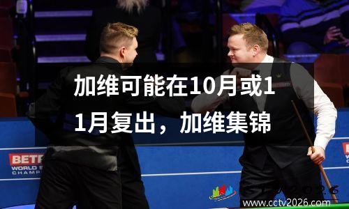 加维可能在10月或11月复出，加维集锦