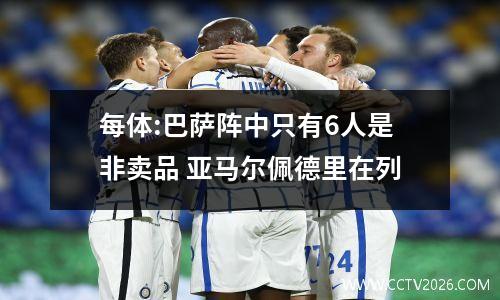 每体:巴萨阵中只有6人是非卖品 亚马尔佩德里在列