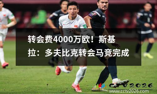 转会费4000万欧！斯基拉：多夫比克转会马竞完成