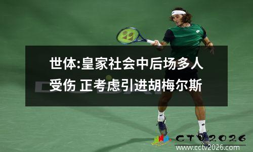 世体:皇家社会中后场多人受伤 正考虑引进胡梅尔斯