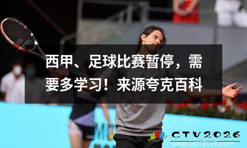 西甲、足球比赛暂停，需要多学习！来源夸克百科
