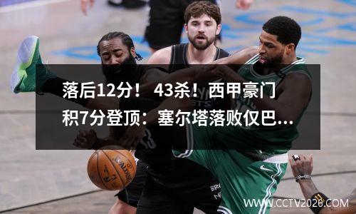 落后12分！ 43杀！西甲豪门积7分登顶：塞尔塔落败仅巴萨夺冠