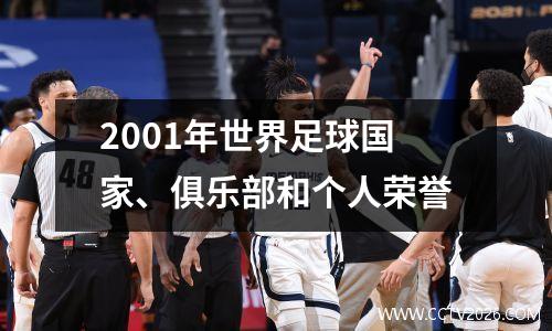 2001年世界足球国家、俱乐部和个人荣誉