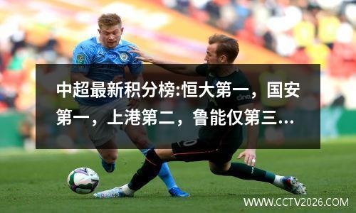 中超最新积分榜:恒大第一，国安第一，上港第二，鲁能仅第三。