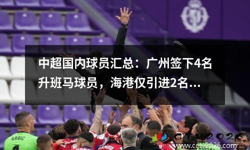 中超国内球员汇总：广州签下4名升班马球员，海港仅引进2名新援，两大国脚悬念