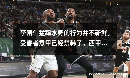 李刚仁猛踢水野的行为并不新鲜。受害者意甲已经禁韩了，西甲的淡定让人莫名其妙。