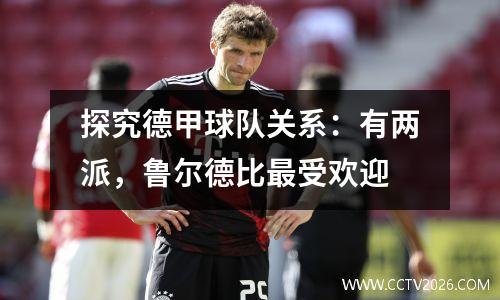 探究德甲球队关系：有两派，鲁尔德比最受欢迎