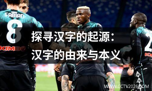 探寻汉字的起源：汉字的由来与本义