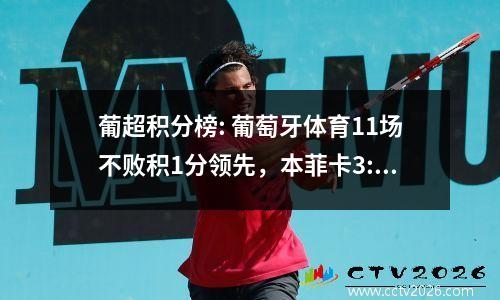 葡超积分榜: 葡萄牙体育11场不败积1分领先，本菲卡3:1第二，波尔图3:0