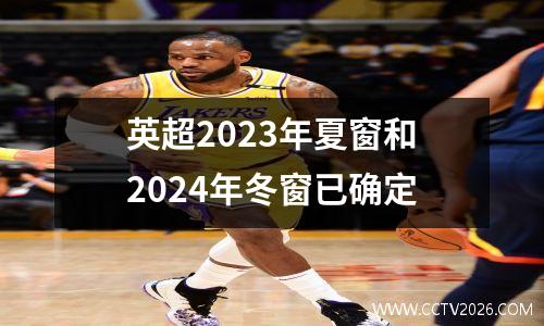 英超2023年夏窗和2024年冬窗已确定