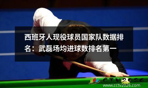 西班牙人现役球员国家队数据排名：武磊场均进球数排名第一