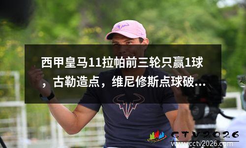西甲皇马11拉帕前三轮只赢1球，古勒造点，维尼修斯点球破门